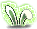 潮汐Easter Chiffon Bunny Ears (Green)