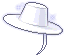 潮汐White Wide-brimmed Hat 预览