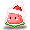 潮汐Santa Strawberry Bauble