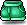 潮汐Green Rolled-Up Shorts