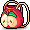 潮汐Red Apple Backpack