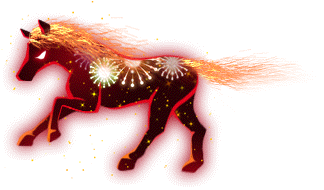 潮汐Fireworks Horse Mount 预览