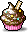 潮汐Chocolate Cupcake Hairpin