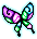 潮汐Flower Dancer's Butterfly Pin