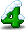 绿色数字 4