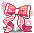 潮汐Checkered Heart Ribbon