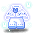 潮汐Blue Bubble Bunny Raincoat