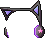 潮汐Neon Purple Cat Ear Headset 预览