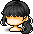 潮汐Black Elfine Ponytail Wig