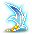 潮汐Sky Wind Blue Feather Decoration