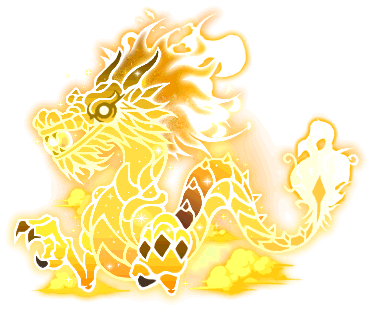 潮汐Great Golden Dragon Mount 预览