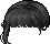 Black Elfine Ponytail