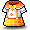 潮汐Orange Mushroom Skirt