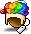 潮汐Casentino Rainbow Wig